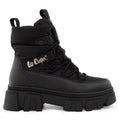 Lee Cooper Women’s Winter Boots, Black, Insulated Ankle Boots with Zip