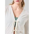 CASALL Studio Cardigan Sweatshirt White Casall