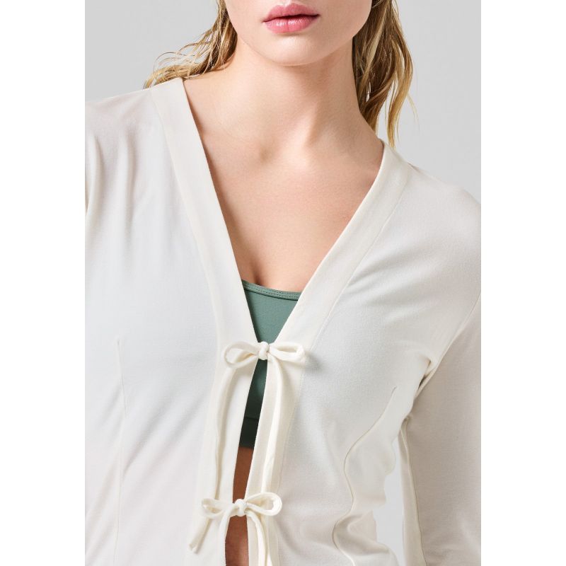 CASALL Studio Cardigan Sweatshirt White Casall