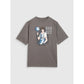 Boy's oversize T-shirt with print 4F 4FJRAW25TTSHM3062-24S *Kategoria tymczasowa Your Sports Performance