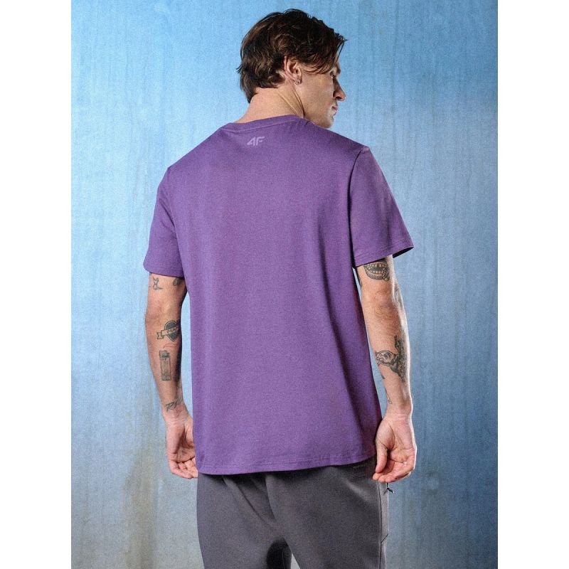 Men's regular printed T-shirt 4F 4FRSS26TTSHM3659-50S 4f