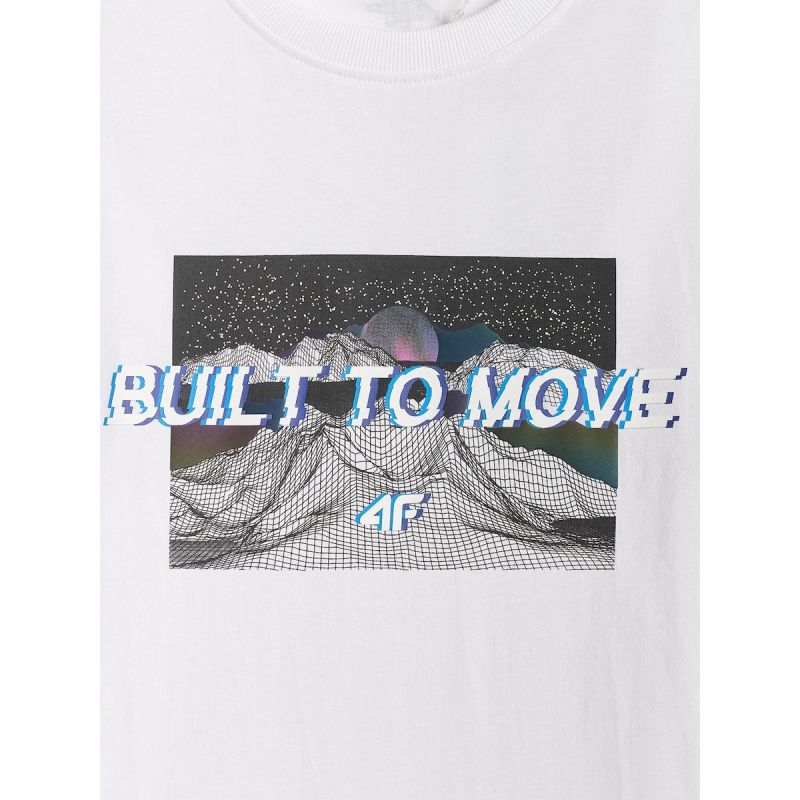 Men's regular printed T-shirt 4F 4FRSS26TTSHM3658-10S 4f