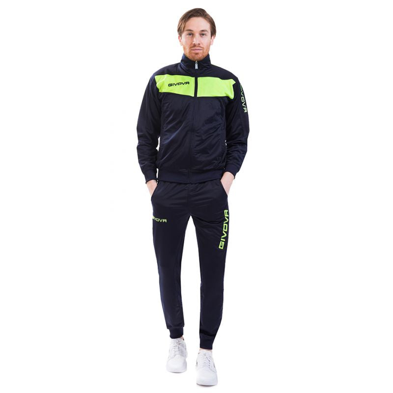 Tracksuit Givova Tuta Visa Fluo TR018F 0419 Clothing/Football/Mężczyźni/Joma Givova