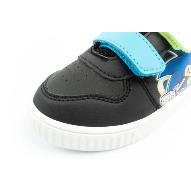 Leomil Sonic children's sports shoes, lightweight sneakers with Velcro, black Leomil
