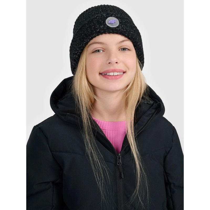 Girls' Reflective Beanie 4F 4FJRAW25ACAPF0750-20S