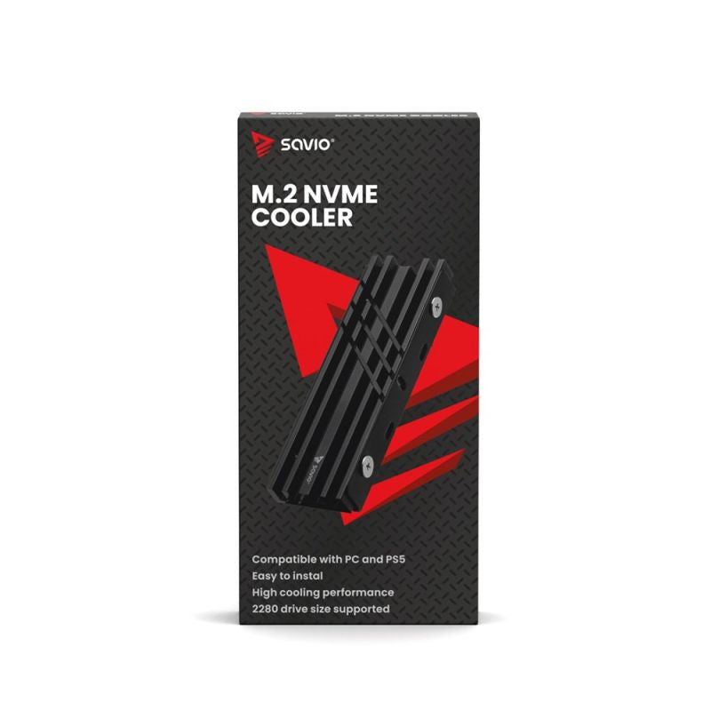 SAVIO M.2 NVME 2280 COOLER AK-60 Chłodzenie/Chłodzenie do dysków Your Sports Performance