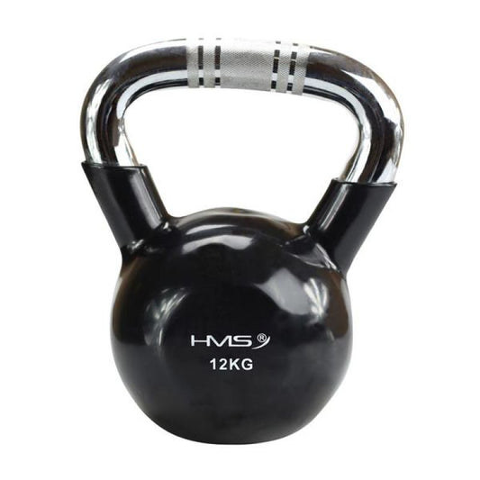 Kettlebell HMS KTC12 BLACK cast iron knurled handle Accessories/Training equipment Your Sports Performance