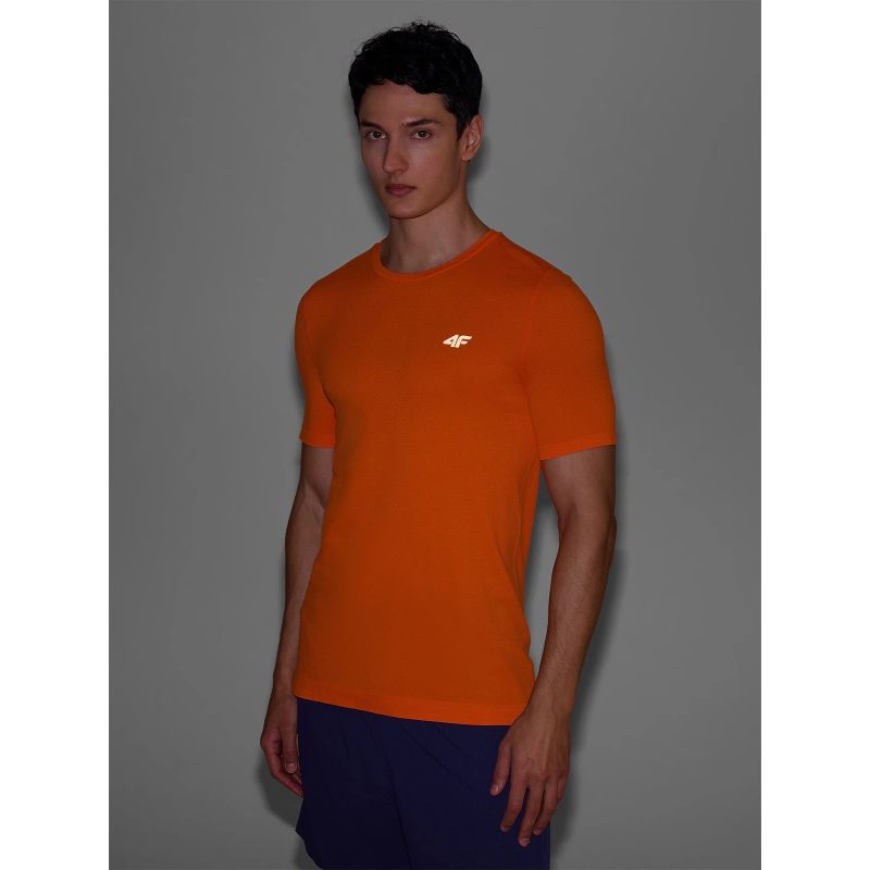 Men's quick-drying running shirt 4F 4FWSS25TFTSM1262-70S *Kategoria tymczasowa Your Sports Performance