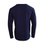 Men's Longsleeve Wood Wood Mel patches sweatshirt - 10235402-2323-Navy Odzież/Odzież na co dzień Your Sports Performance