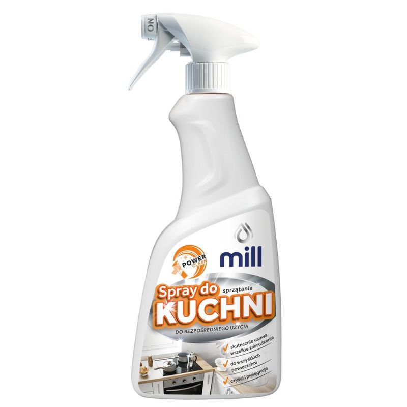 MILL KITCHEN Kitchen Cleaning Spray, Cleaning Product 555 ml Chemia/Preparaty do mycia i nabłyszczania powierzchni Your Sports Performance