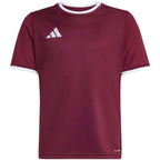 adidas Entrada 26 Jersey burgundy kids' T-shirt JZ2530
