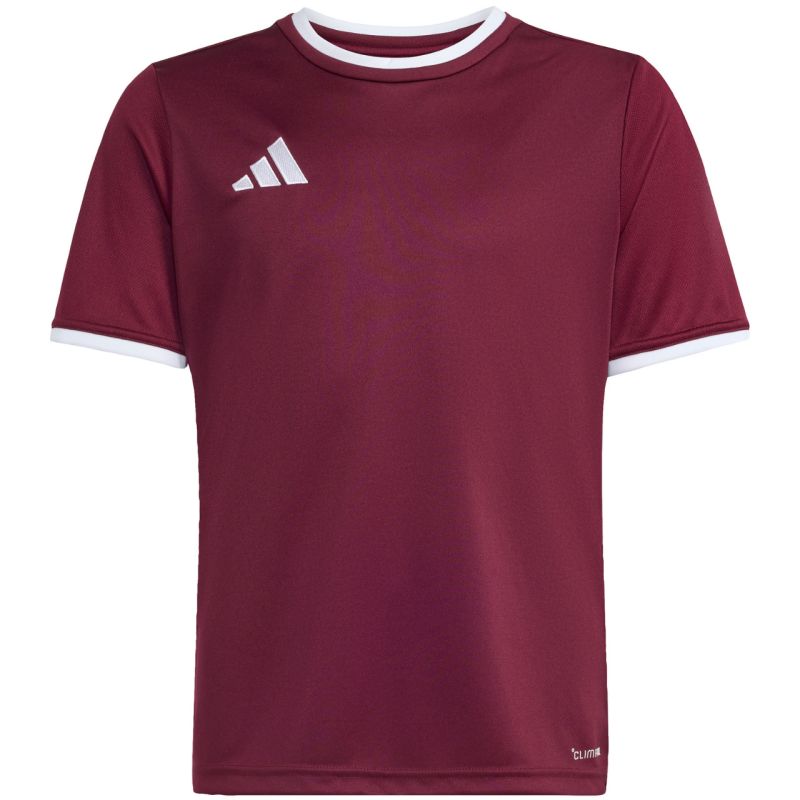 adidas Entrada 26 Jersey burgundy kids' T-shirt JZ2530