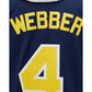 Mitchell &amp; Ness NCAA Swingman Road Jersey Michigan1991 Chris Webber SMJY4437-UMI91CWEASBL Clothing/Lifestyle/T-shirts/Mitchell & Ness Your Sports Performance