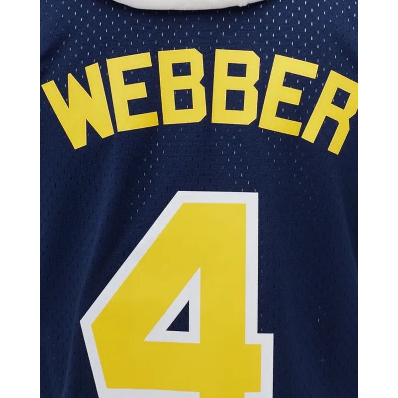 Mitchell &amp; Ness NCAA Swingman Road Jersey Michigan1991 Chris Webber SMJY4437-UMI91CWEASBL Clothing/Lifestyle/T-shirts/Mitchell & Ness Your Sports Performance