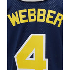 Mitchell &amp; Ness NCAA Swingman Road Jersey Michigan1991 Chris Webber SMJY4437-UMI91CWEASBL Clothing/Lifestyle/T-shirts/Mitchell & Ness Your Sports Performance