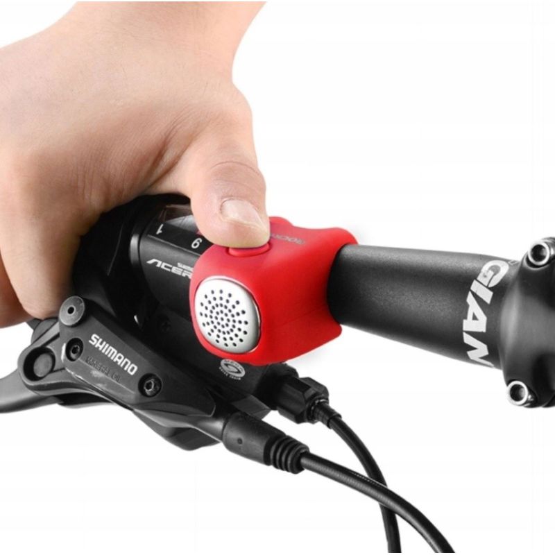 Rockbros electric bell red 90DB Rockbros/Akcesoria Rowerowe/Dzwonki Your Sports Performance