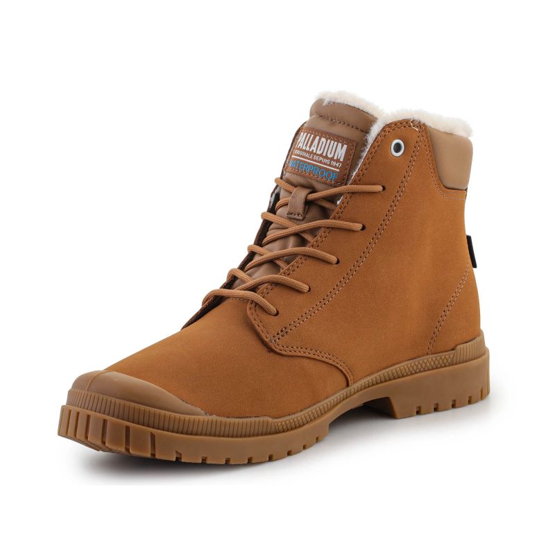 Palladium sp20 Cuff Leather Waterproof WL M 79067-257-M Mahogany shoes Footwear/Lifestyle/Palladium Your Sports Performance