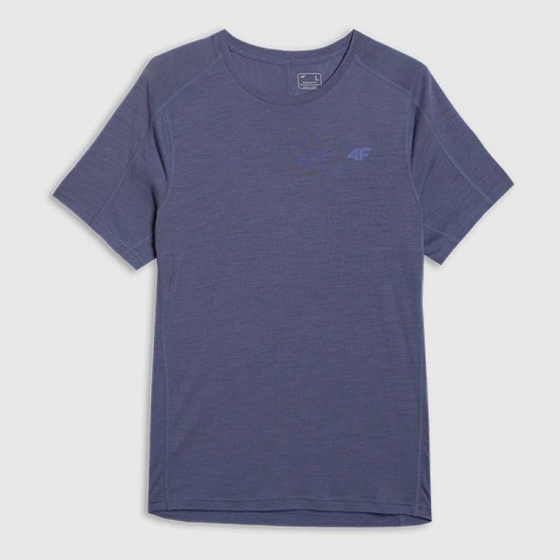 Men's 4F Merino Wool Trekking T-shirt 4FWAW25TFTSM1526-32S 4f