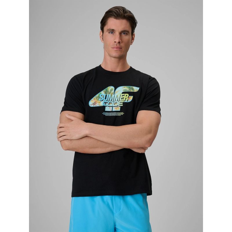 Men's regular printed T-shirt 4F 4FRSS26TTSHM4305-20S 4f