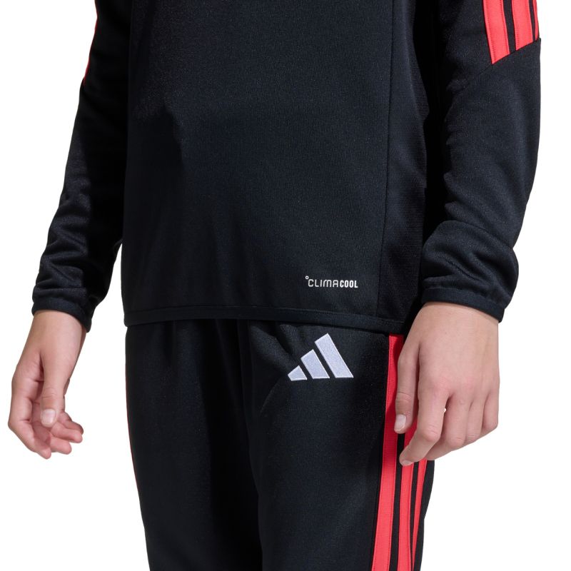 adidas Tiro 26 League Training Top for kids, black, white, and red, JY7159 adidas