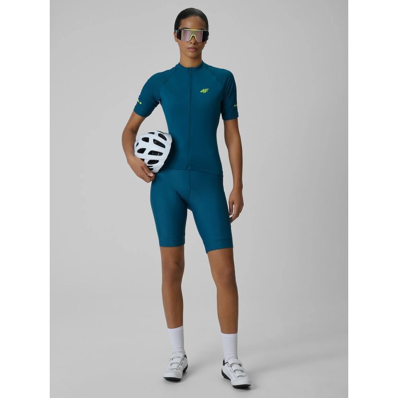 Women's cycling jersey with UPF50+ filter 4F 4FRSS26TFTSF2455-46S