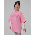 Girls' loose T-shirt with print 4F 4FJRSS26TTSHF3453-56S 4f