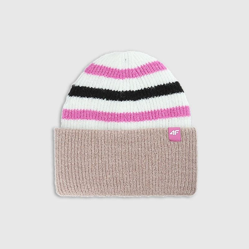 Girls' 4F Beanie Hat 4F 4FJWAW25ACAPF646-90S