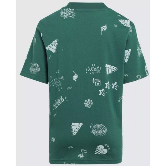T-shirt adidas Bluv Q3 AOPT Jr. IA1562 Clothing/Lifestyle/T-shirts Adidas