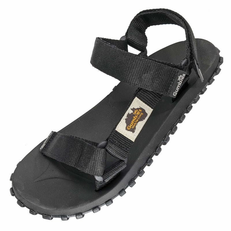 Sandals Gumbies Scrambler Sandal G-SC-UNI-BLACK Footwear/Outdoor/Gumbies Your Sports Performance