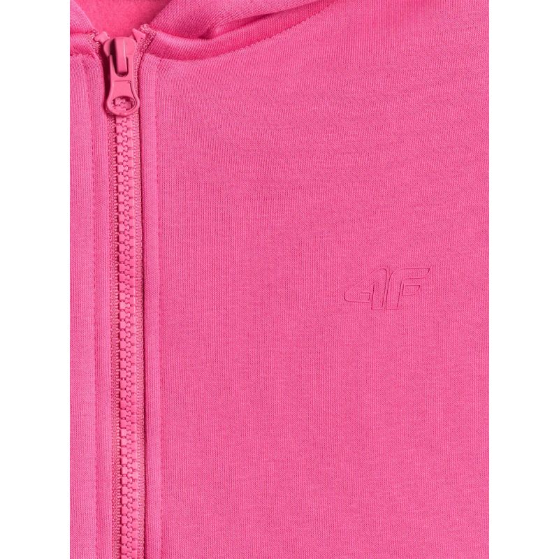 Girls' loose sweatshirt with hood 4F 4FJRSS26TSWSF2715-54S 4f