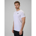 Men's plain cotton T-shirt 4F 4FWMM00TTSHM3340-10S