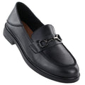 Women's leather moccasins, black, Vinceza 18117 To be categorized Your Sports Performance