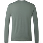Men’s SUPER.NATURAL M CROSS COUNTRY LOGO LS Long-Sleeve Shirt Green