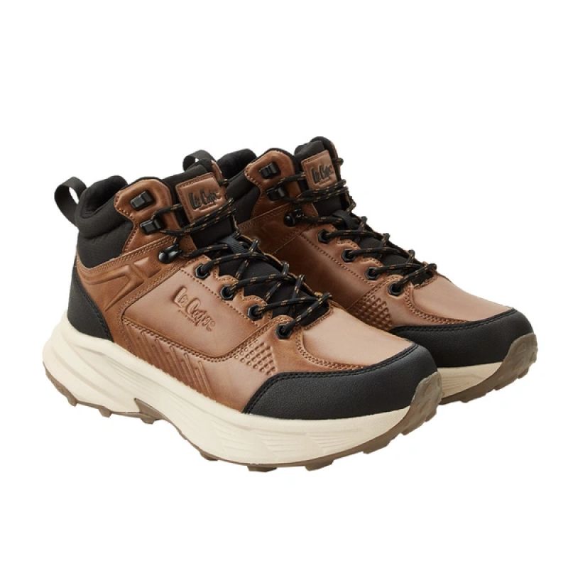 Lee Cooper men's winter sneakers brown ankle boots