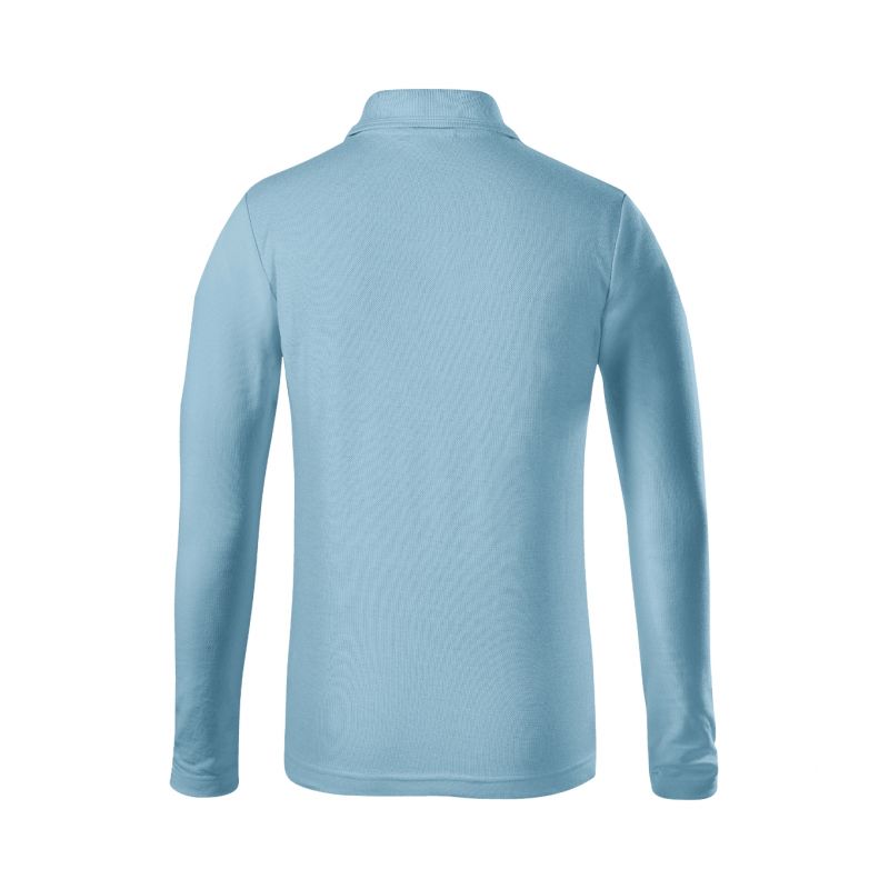 Kids' Pique Polo LS Polo Shirt (Blue) In preparation Your Sports Performance