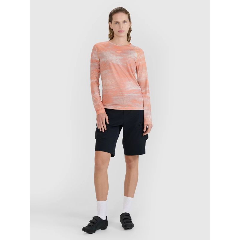 Women's quick-drying cycling longsleeve 4F 4FWSS25TFLOF344-70A *Kategoria tymczasowa Your Sports Performance