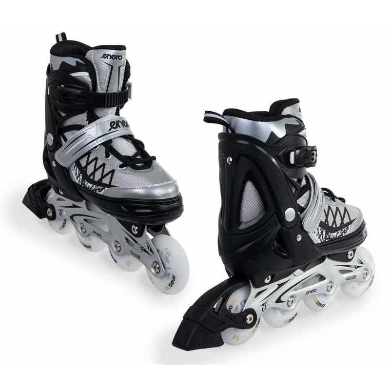 ROLLER SKATES-ROLLER SKATES-ICE SKATING 4IN1 ENERO PRO LED 38-41 GRAY Sport/Skate/Rolki Your Sports Performance
