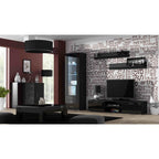 SOHO S1 display cabinet black/gloss black Bufety i witryny/Bufety i witryny na drewnianej podstawie Your Sports Performance