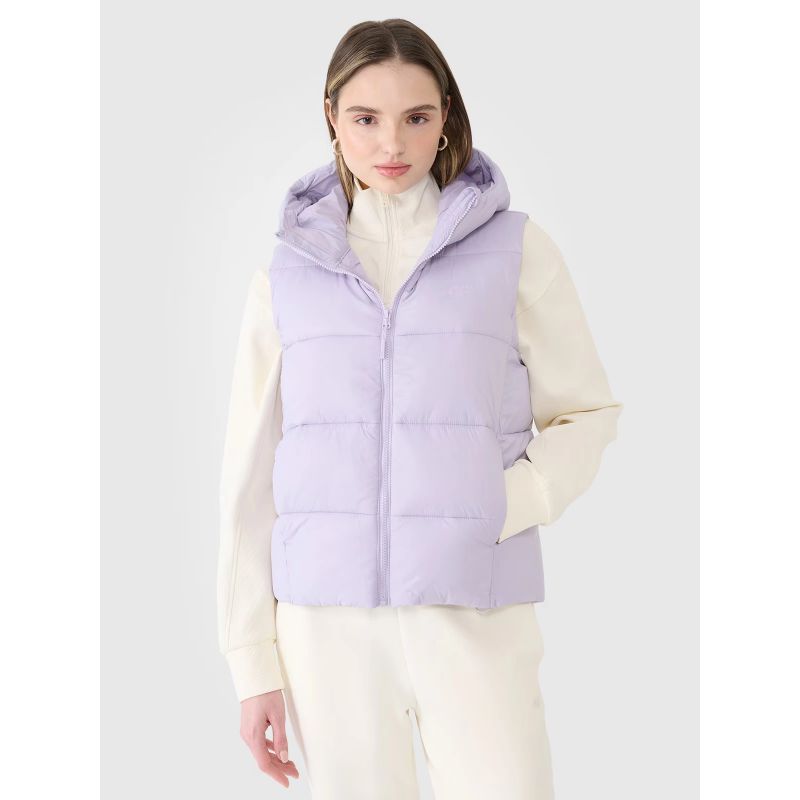 Women's down vest with synthetic filling 4FWSS25TVJAF183-52S *Kategoria tymczasowa Your Sports Performance