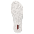 Rieker 52546-60 women's perforated leather shoes in beige Footwear Your Sports Performance