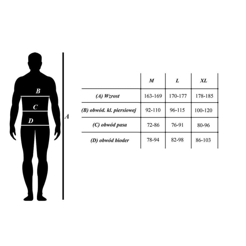 The "Wolf" compression rashguard is made of DBX MORE DRY XL material. ODZIEŻ - Koszulki treningowe Your Sports Performance
