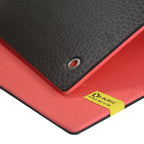 Club fitness mat with holes HMS Premium MFK03 Red-Black Accessories/Training equipment Your Sports Performance