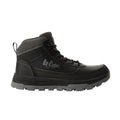 Lee Cooper men's winter sports shoes, black insulated ankle boots