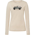 Women's SUPER.NATURAL W DOG EXCURSION LS Long-Sleeve Top Beige