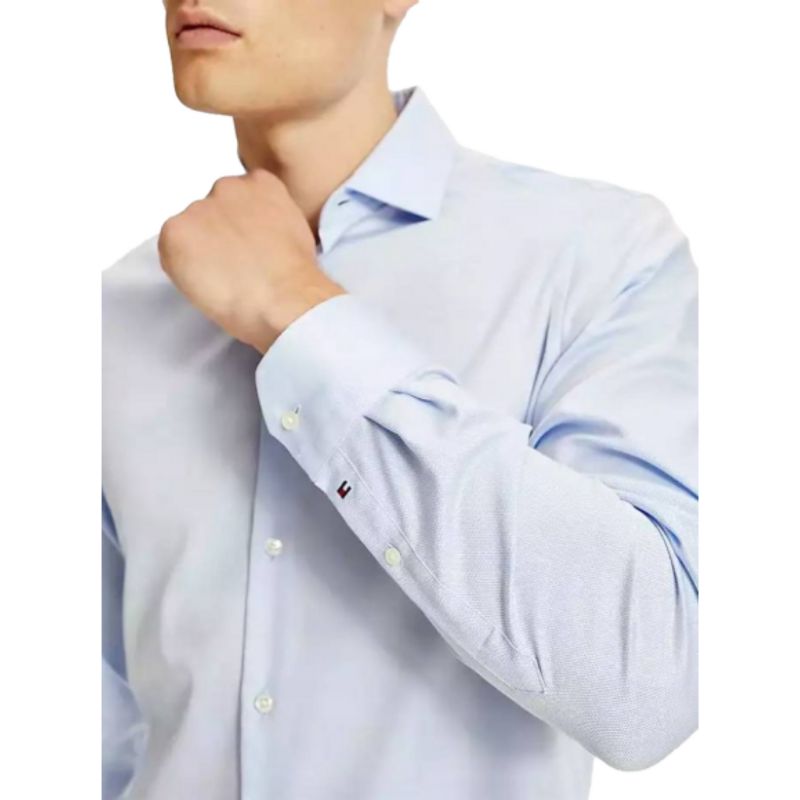 Tommy Hilfiger Dobby Flex Collar shirt M MW0MW17495 Clothing/Lifestyle/T-shirts/Tommy Hilfiger Tommy Hilfiger