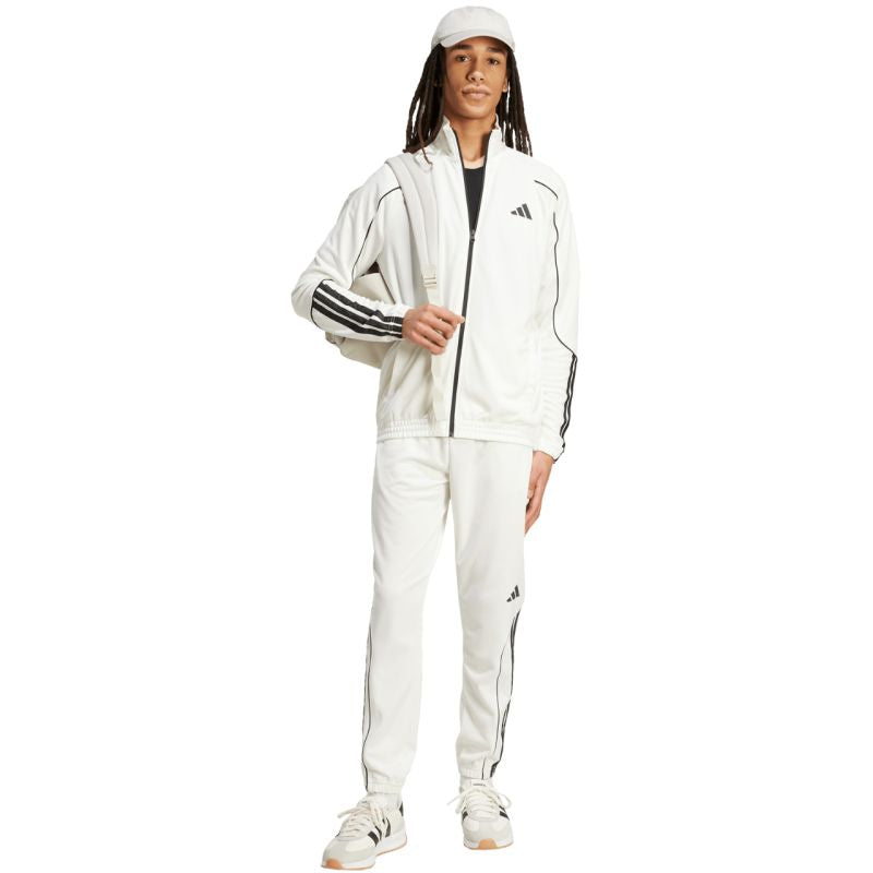 Men's adidas 3-Stripes tracksuit white and black JX5527 In preparation Adidas