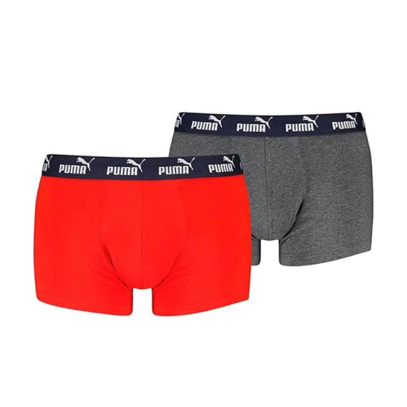 Puma men's boxer briefs 2-Pack red gray comfortable cotton Clothing Your Sports Performance