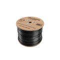Lanberg LCU5-21CU-0305-BK external network cable (UTP; 305m; cat. 5e; black) Kable, gniazda i wtyki/Kable sieciowe Your Sports Performance