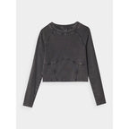 Longsleeve cropped smooth women's 4F 4FRAW24TLONF503-20S *Kategoria tymczasowa Your Sports Performance