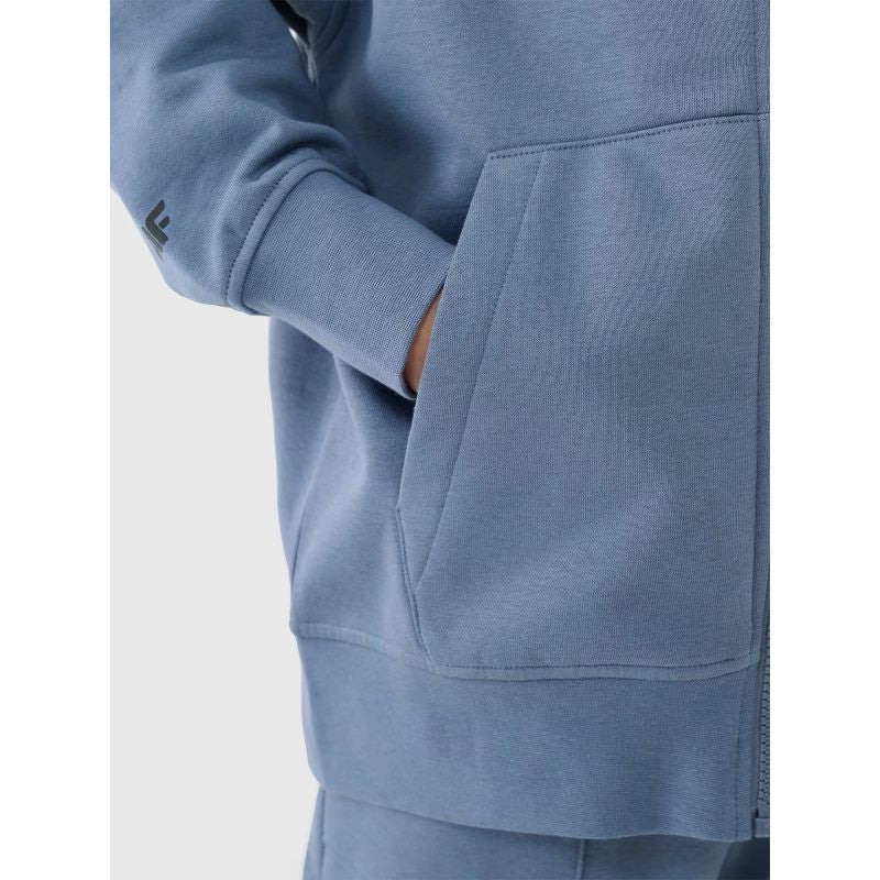 Boy's zip-up sweatshirt with hood 4F 4FJRSS25TSWSM2042-32S *Kategoria tymczasowa Your Sports Performance